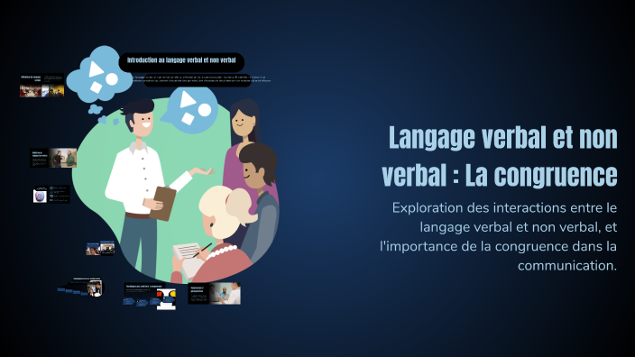 Langage verbal et non verbal : La congruence by najlaa Gharroumi on Prezi