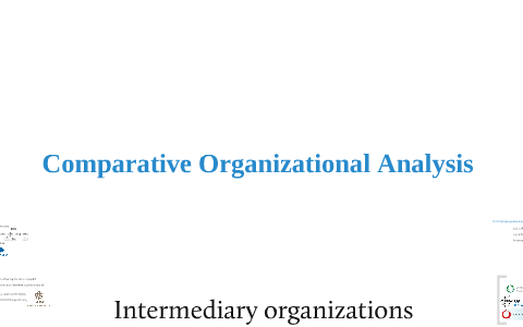 Comparative organization analysis - executive summary by Katrina ...