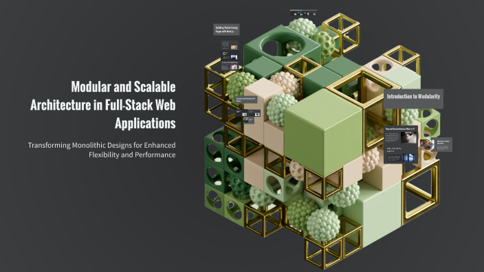 Modular and Scalable Architecture in Full-Stack Web Applications by ...