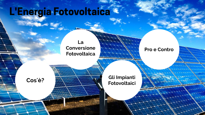 L'Energia Solare Fotovoltaica by Letizia D'Alessandro on Prezi