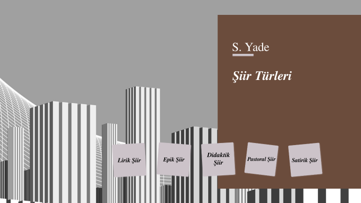 türk dili ve edebiyatı dersi sunumu - şiir türleri by S. Yade on Prezi