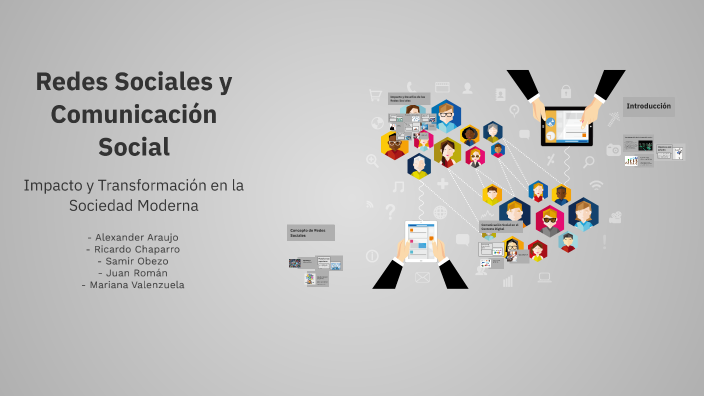 Redes Sociales y Comunicación Social by Román Mares Juan David on Prezi
