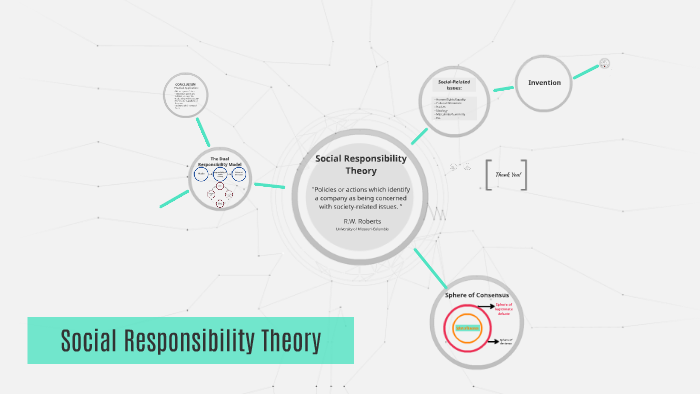 social responsibility theory