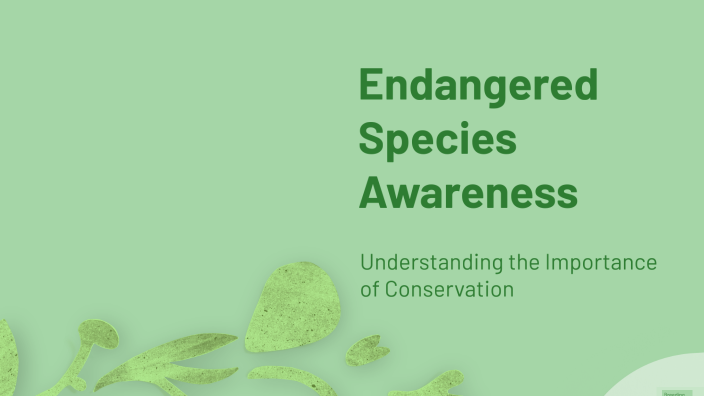 Endangered Species Awareness by Klusek Marian on Prezi