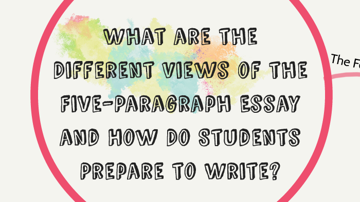 why the 5 paragraph essay is bad