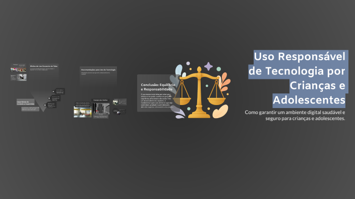 Uso Responsável de Tecnologia por Crianças e Adolescentes by Ayan Folli ...