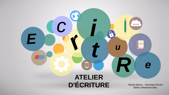 L'atelier d'écriture by Monia Starck on Prezi