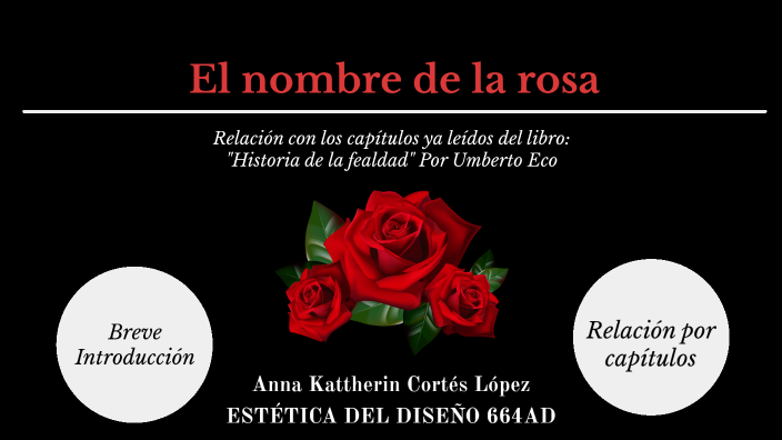 El nombre de la rosa by Anny Cortés. on Prezi