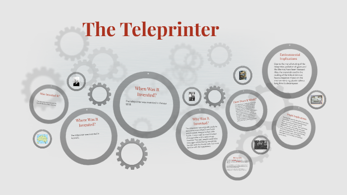 The Teleprinter by Alexander Shi on Prezi