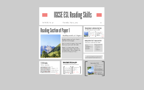 IGCSE ESL Reading Skills by Imogen Morgan on Prezi