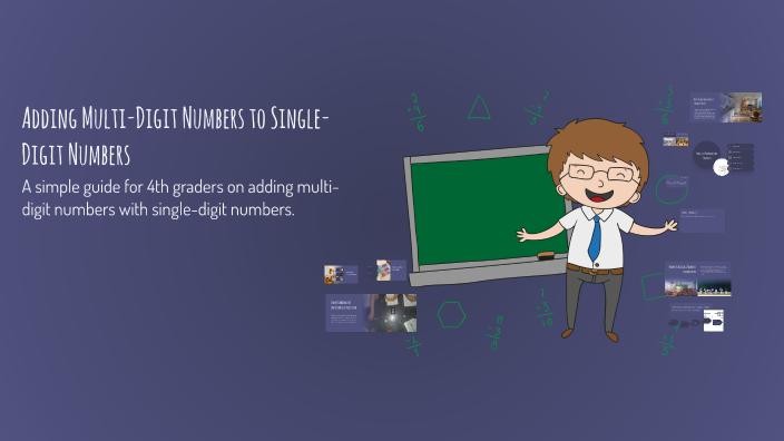 Adding Multi-Digit Numbers to Single-Digit Numbers by amber elliott on ...