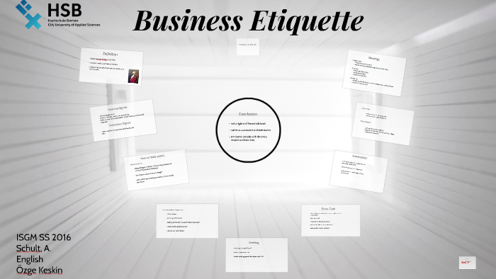 Business Etiquette by Özge Keskin on Prezi