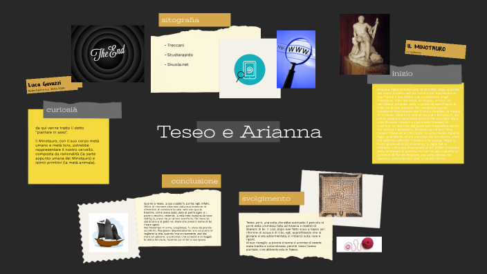 Il mito di teseo e Arianna by Luca Gavazzi on Prezi