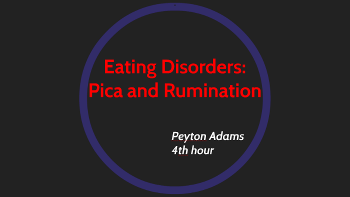 pica syndrome eating disorder