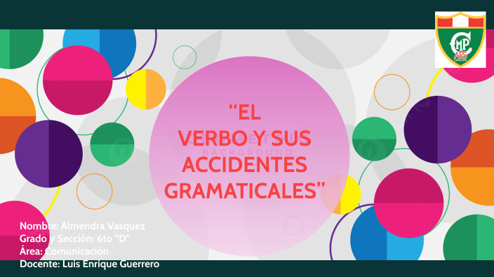 “EL VERBO Y SUS ACCIDENTES GRAMATICALES” By Almendra Antonella VASQUEZ ...