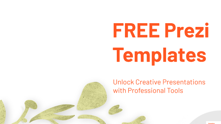 FREE Prezi Templates by Vanshika . on Prezi