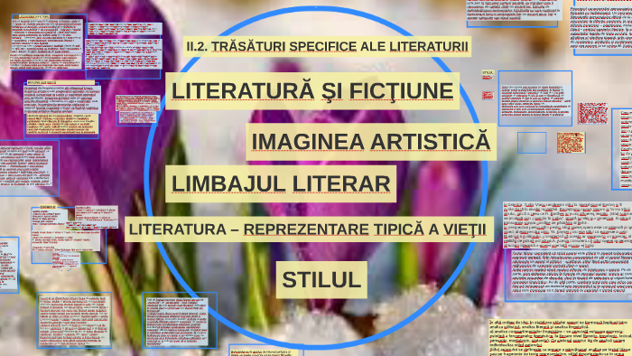 Ii 2 Trăsături Specifice Ale Literaturii By Gabriela Chiciudean