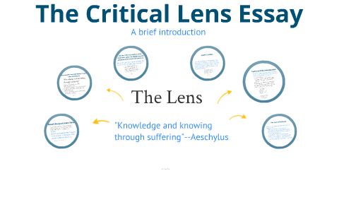 Critical lens essay