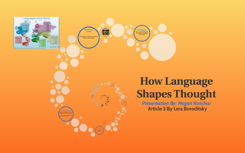 How Language Shapes Thought By Megan Konchar