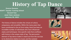 history of tap dance essay