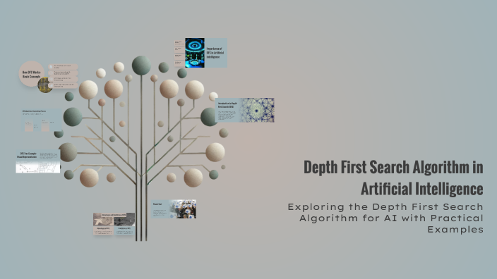 Depth First Search Algorithm in Artificial Intelligence by Pasu Pathy ...