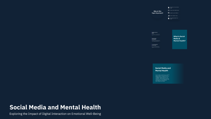 Social Media and Mental Health by Hind El moutaouakil on Prezi