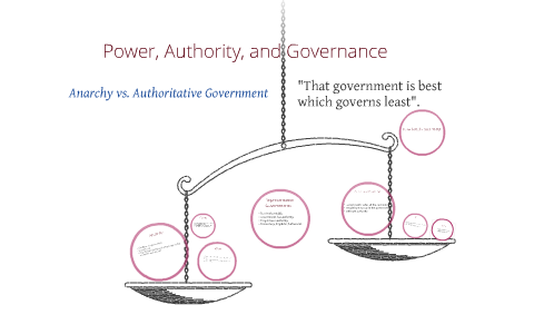 power authority and governance essay