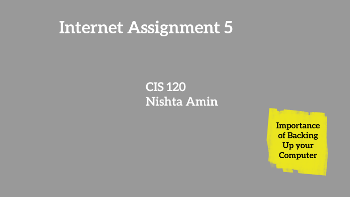 internet assignment
