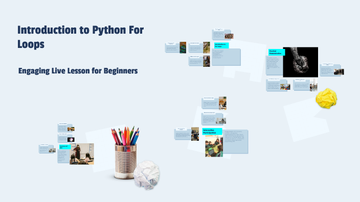 Introduction to Python For Loops by Petrariu Tudor on Prezi