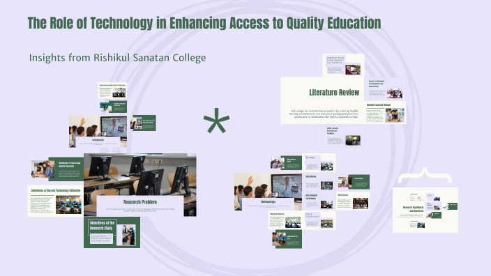 The Role of Technology in Enhancing Access to Quality Education by ...