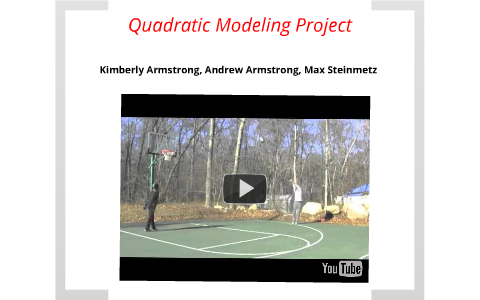 Quadratic Modeling Project by Kimberly Armstrong on Prezi