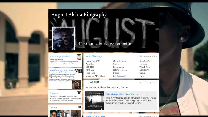 August Alsina Biography by gianna jenkins-bennette on Prezi