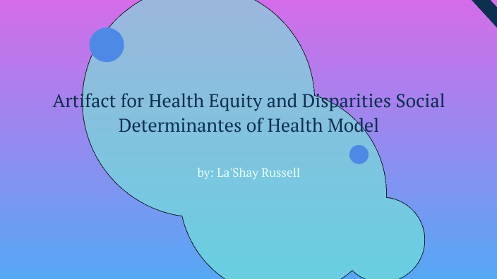 Health Equity and Disparities Social Determinants of Health Model by La ...