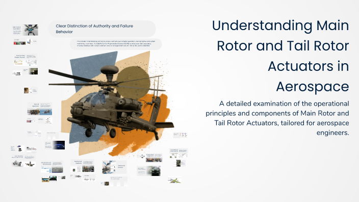 Understanding Main Rotor and Tail Rotor Actuators in Aerospace by Vee ...