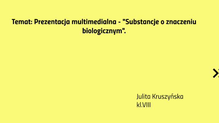 Prezentacja Multimedialna - "Substancje O Znaczeniu Biologicznym". By ...