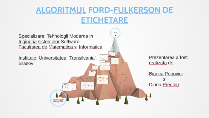 Algoritmul Ford Fulkerson De Etichetare By Popovici Bianca