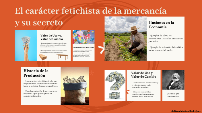 El carácter fetichista de la mercancía y su secreto by Isabella perez
