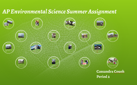 ap environmental science summer assignment