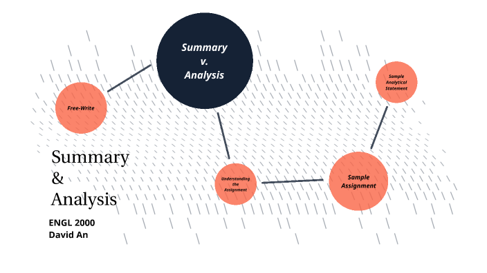 Summary v. Analysis by David An on Prezi