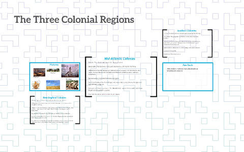 The Three Colonial Regions by Cierra B