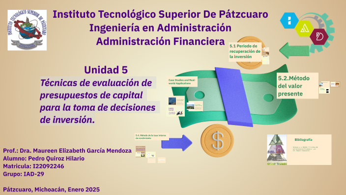Técnicas de evaluación de presupuestos de capital para la toma de ...