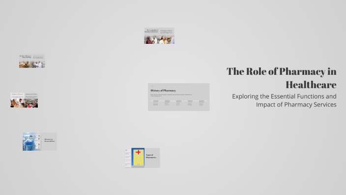 The Role of Pharmacy in Healthcare by Mark Stroughair on Prezi