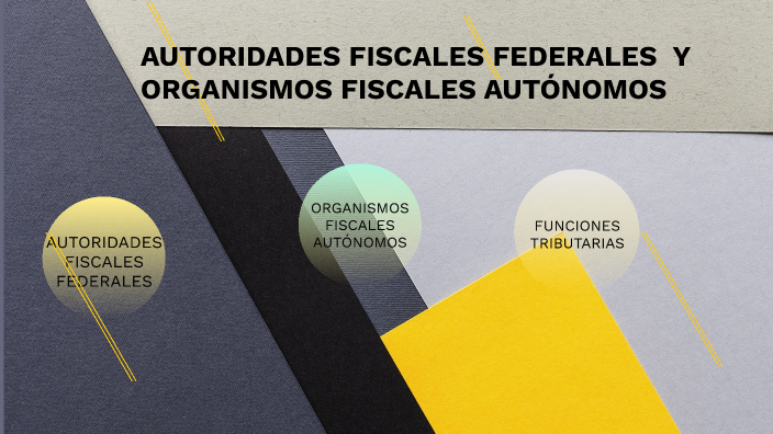 Autoridades Fiscales Y Organismos Fiscales Autónomos By Edith Flores On ...