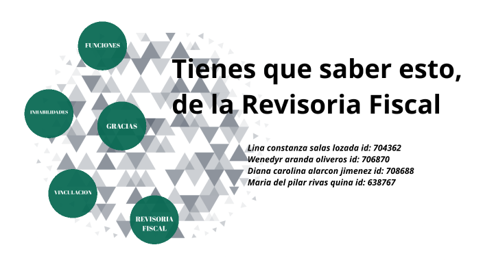 Presentación Revisoría Fiscal By Lina Constanza Salas Lozada On Prezi