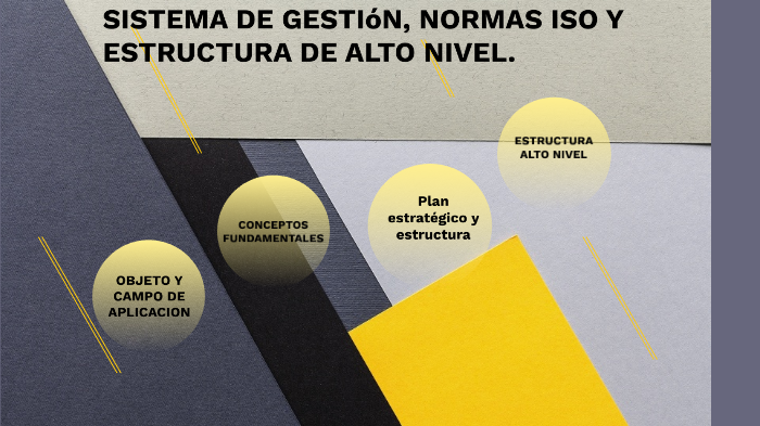 Presentación sobre el SG, normas ISO y estructura de alto nivel. by ...