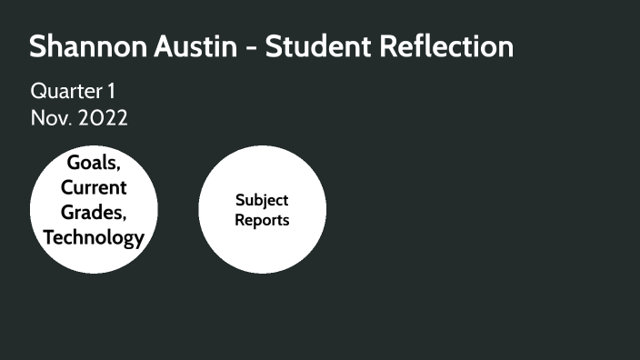 Quarter 1 student led conferences by shannon austin on Prezi