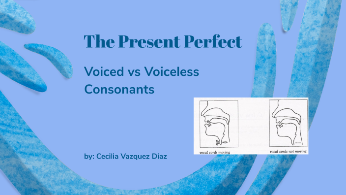 The Present perfect Voiced vs Voiceless Consonants by cecilia vazquez ...