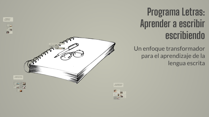 Programa Letras Programa Letras: Aprender a escribir escribiendo by Andrea Garnica on Prezi