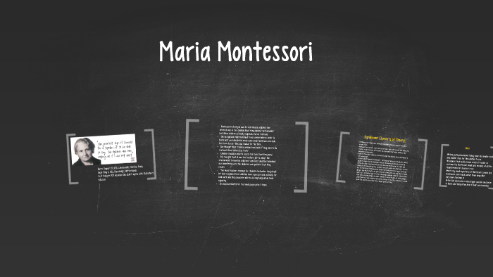 Maria Montessori by Allison Williams on Prezi
