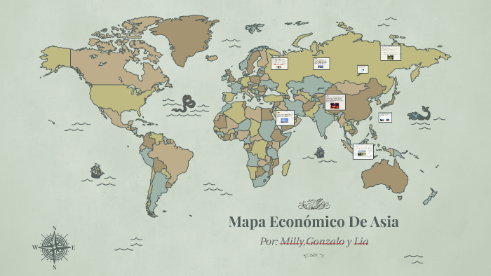 Mapa Economico De Asia By Milly Garcia